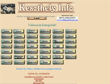 Tablet Screenshot of keszthelyinfo.hu